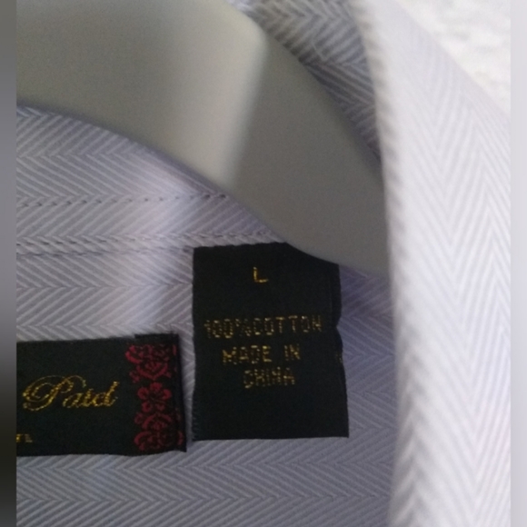 Rocky Patel Collection Long Sleeve Button Up Dress Shirt Size Large - Picture 3 of 5